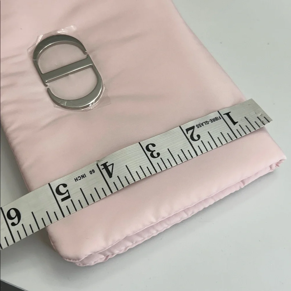 Christian Dior Beauty Pink Nylon Clutch NEW - Picture 7 of 9